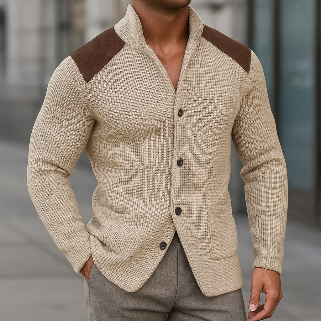 OWEN | TEXTURED KNITTED BLAZER