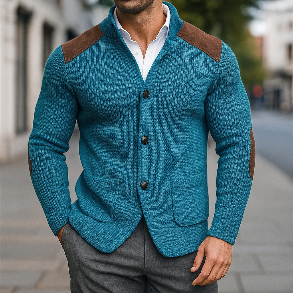 OWEN | TEXTURED KNITTED BLAZER