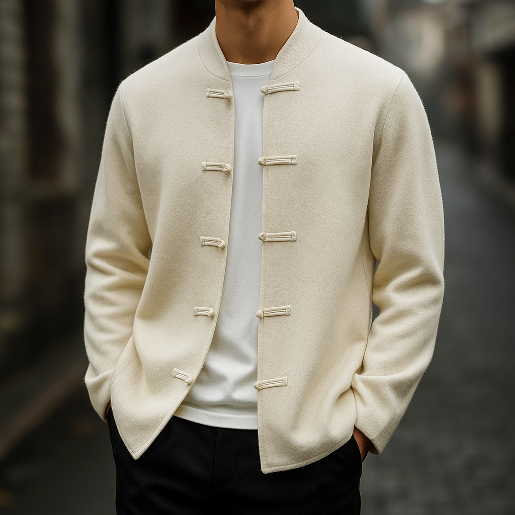 ETHAN| CLASSIC CASHMERE CARDIGAN