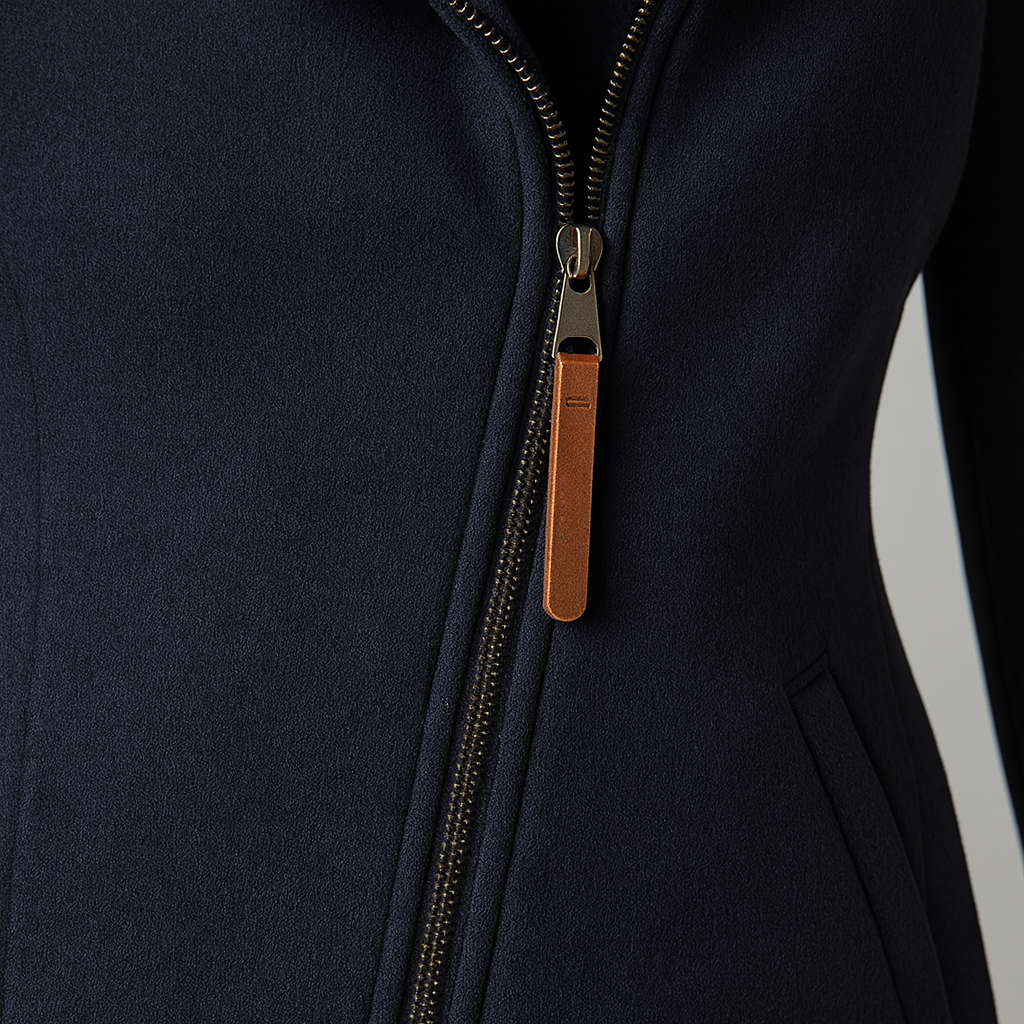 Eleonora™ – Winter Coat with Asymmetrical Zip