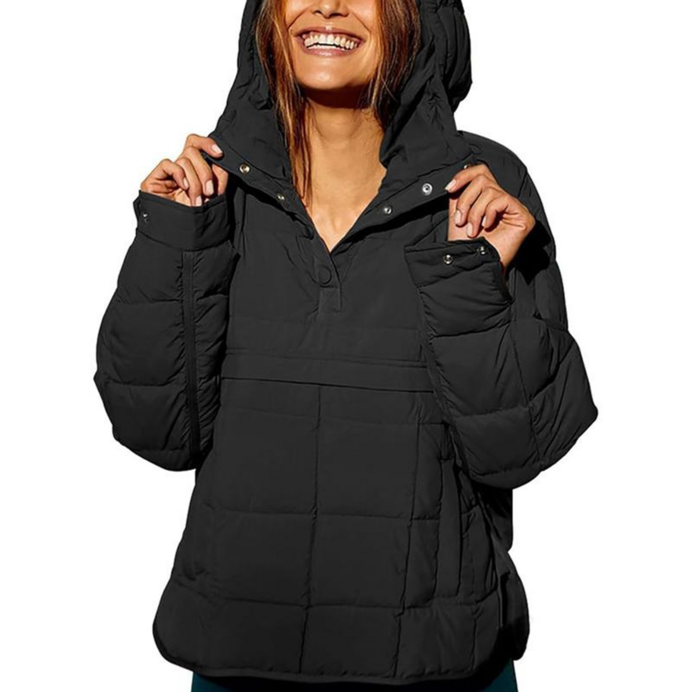 Joy™ – Oversized Hooded Pullover Hooded Jacket