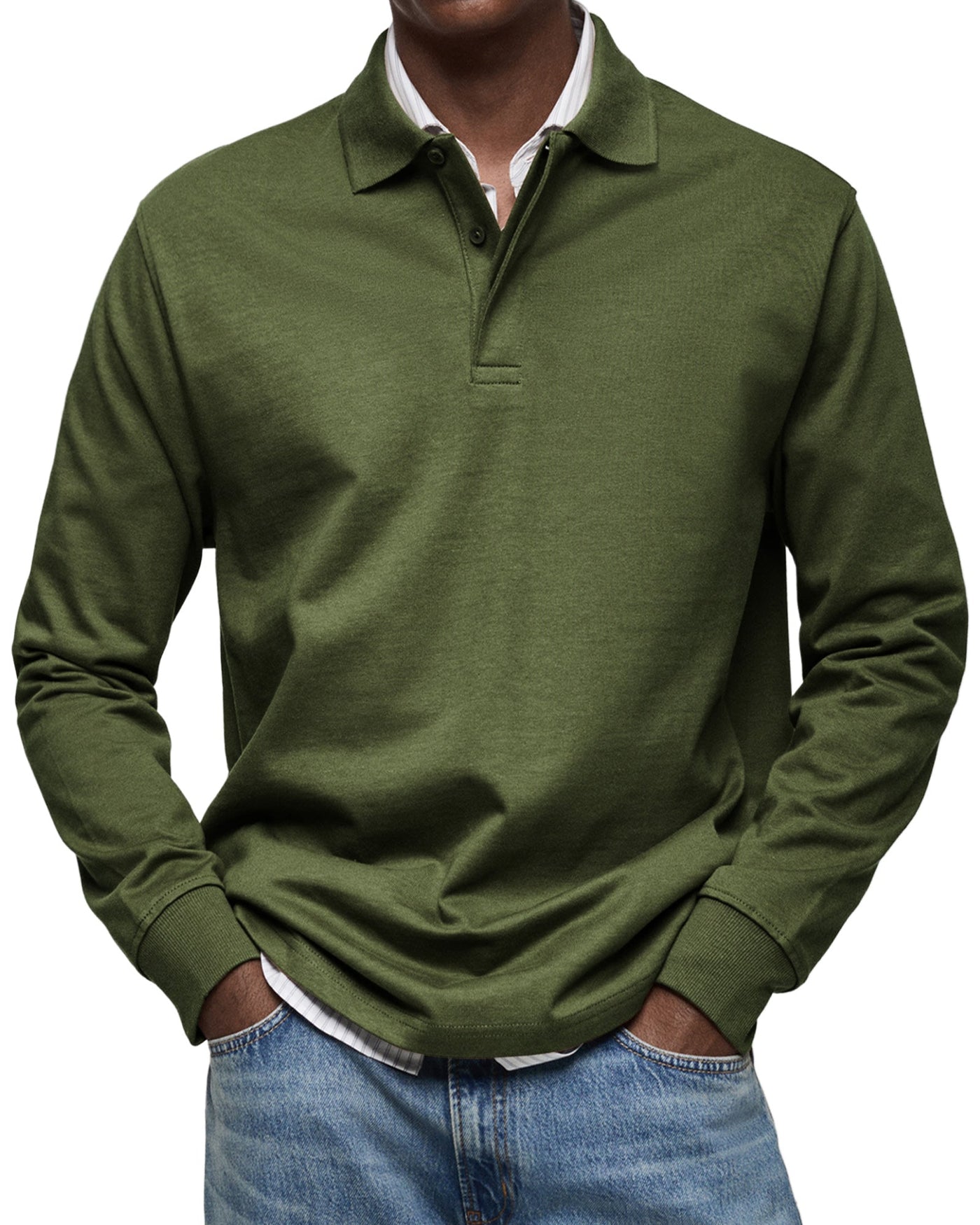 Fabian™ – Long-Sleeved Polo Shirt for Timeless Elegance