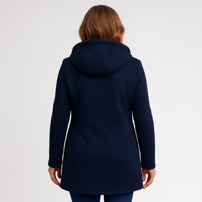 Eleonora™ – Winter Coat with Asymmetrical Zip