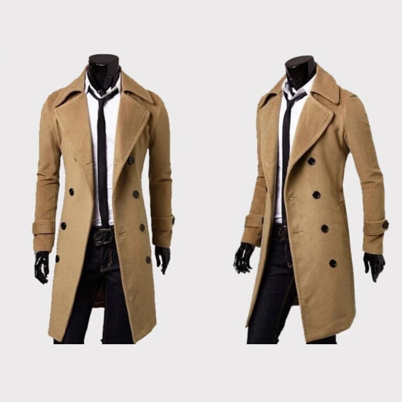 ETHAN | DOUBLE-BREASTED WOOL COAT