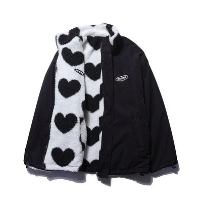 Daria™ | Reversible Heart Print Jacket