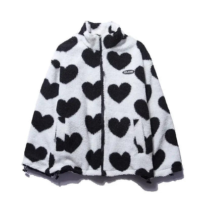 Daria™ | Reversible Heart Print Jacket