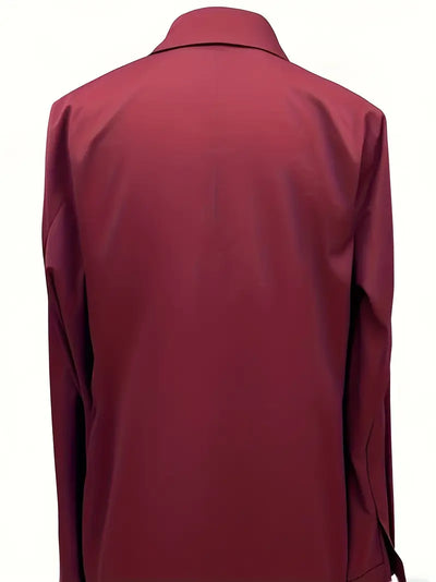 Naya™ – Elegant V-Neck Blouse for Day-to-Night Confidence